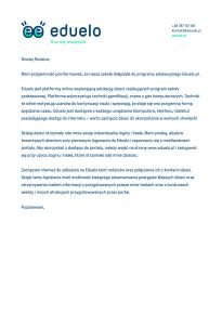 informacja dla rodzicow eduelo