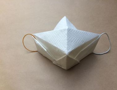 Maseczka origami