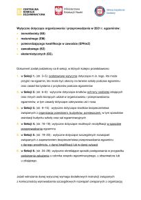Wytyczne CKE MEiN i GIS dotyczące organizowania i przeprowadzania egzaminów w 2021 r 01